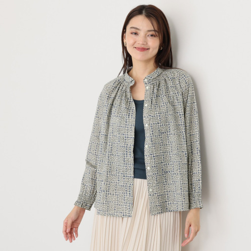 ソソット リバティプリント タナローン シャーリングブラウス ソソット リバティプリント タナローン シャーリングブラウス