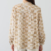 ソソット リバティプリント タナローン ヨーク切替ブラウス