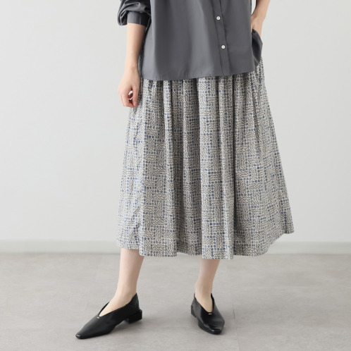 ソソット リバティプリント タナローン ミモレタックスカート ソソット リバティプリント タナローン ミモレタックスカート