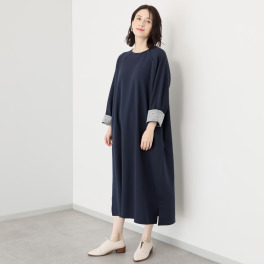 ソソット カノコポンチ クルーネックワンピース
