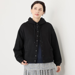 ソソット 裏毛 見返しリバティプリント フードジャケット