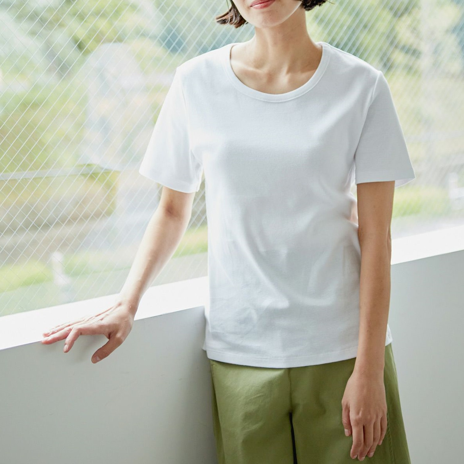 ポンデシャロン 日本製 半袖プルオーバー