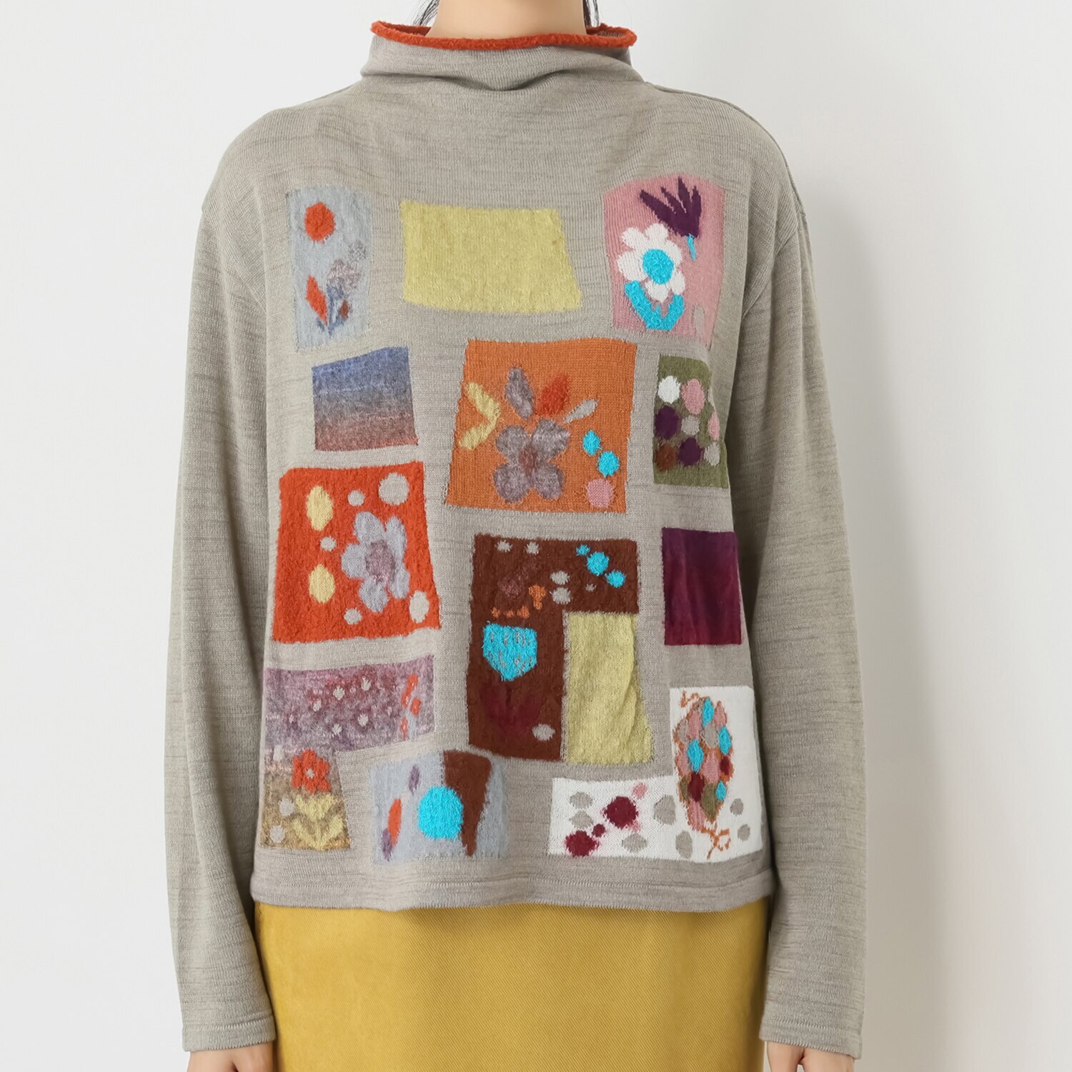 エム　アンド　キョウコ インターシャ プルオーバー