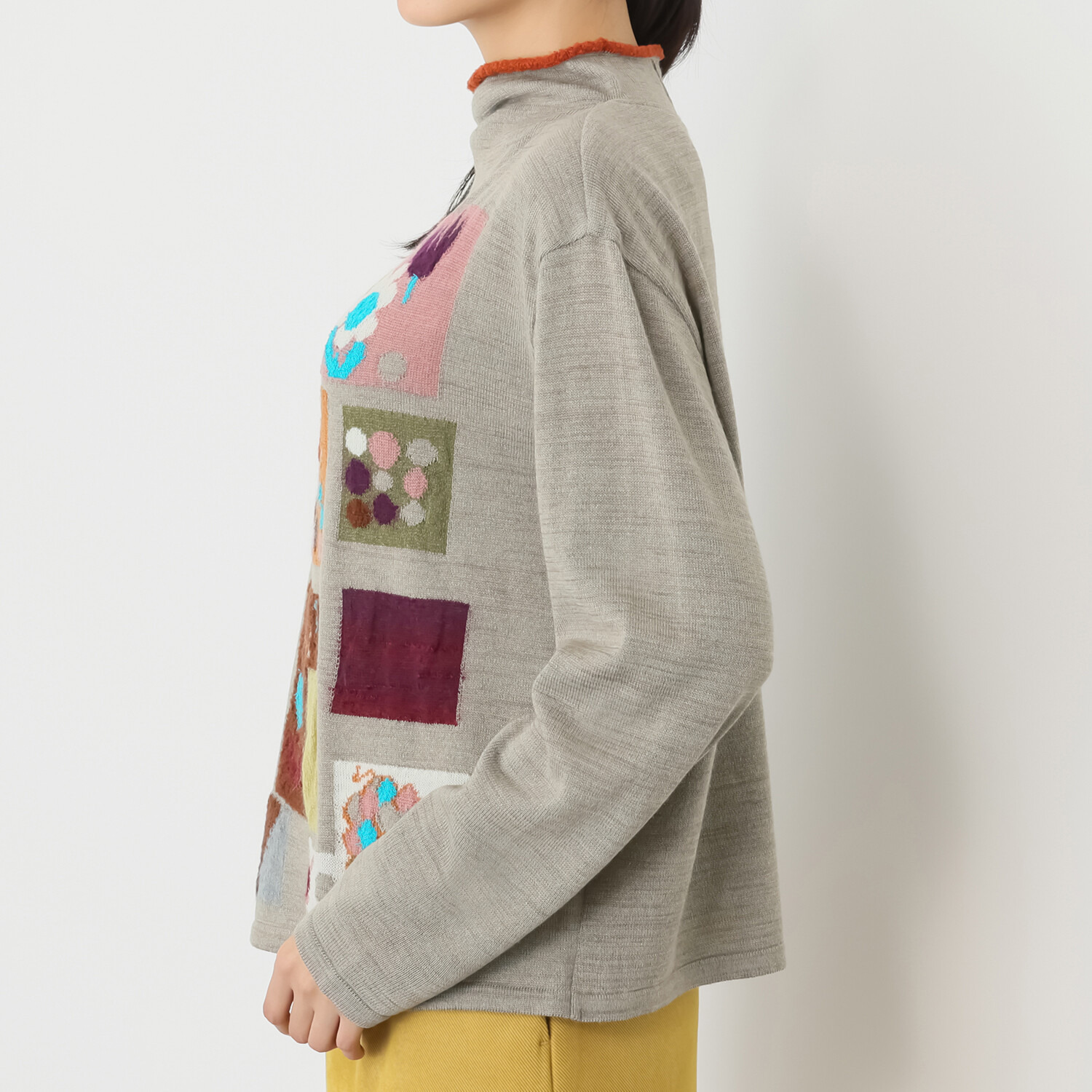 エム　アンド　キョウコ インターシャ プルオーバー