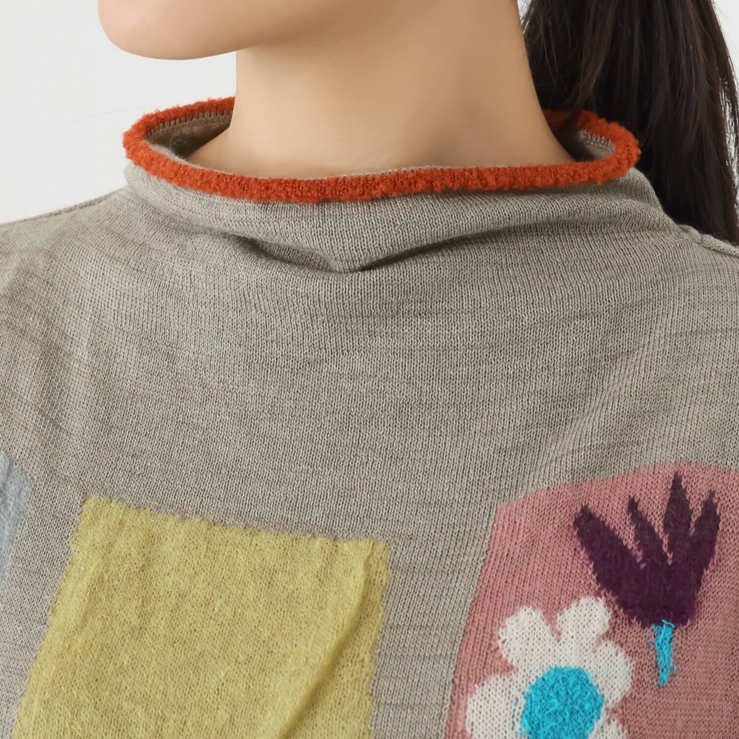 エム　アンド　キョウコ インターシャ プルオーバー