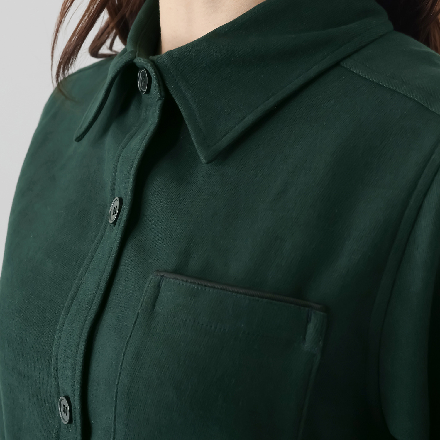 エイジャ 日常を彩る トラディショナルムードな シャツワンピース