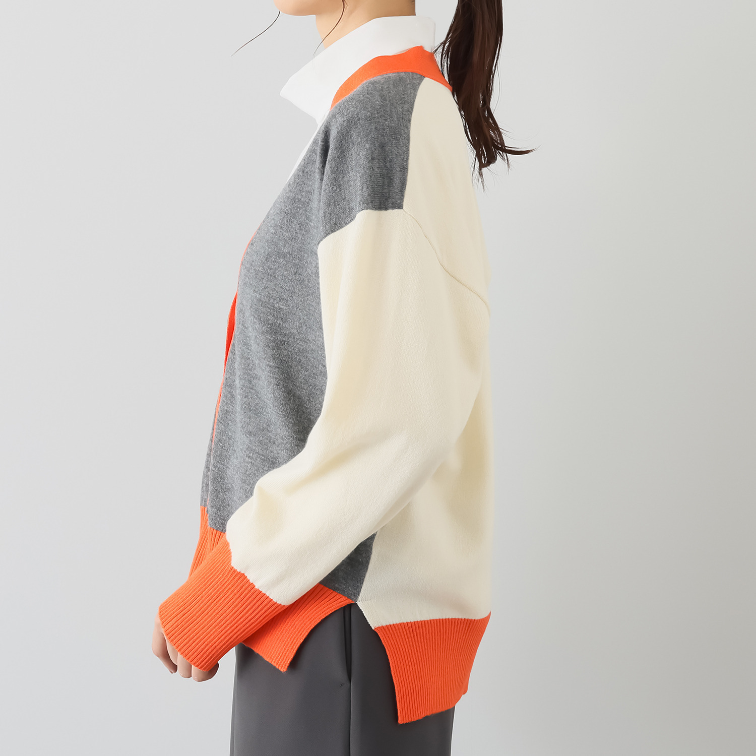 Ｋｕｎｎｙ． カラーブロック カーディガン