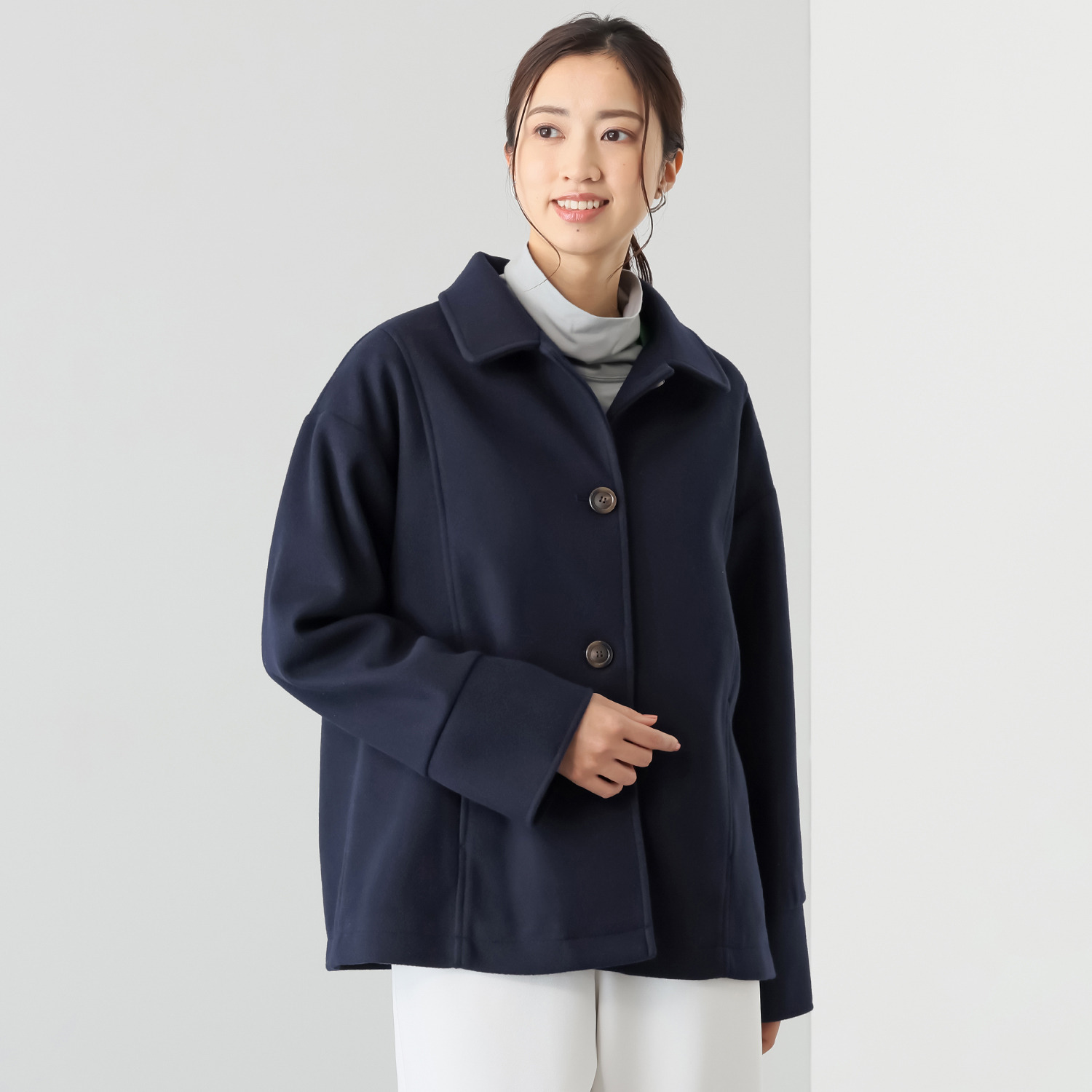 Ｋｕｎｎｙ． ステンカラー ショートコート