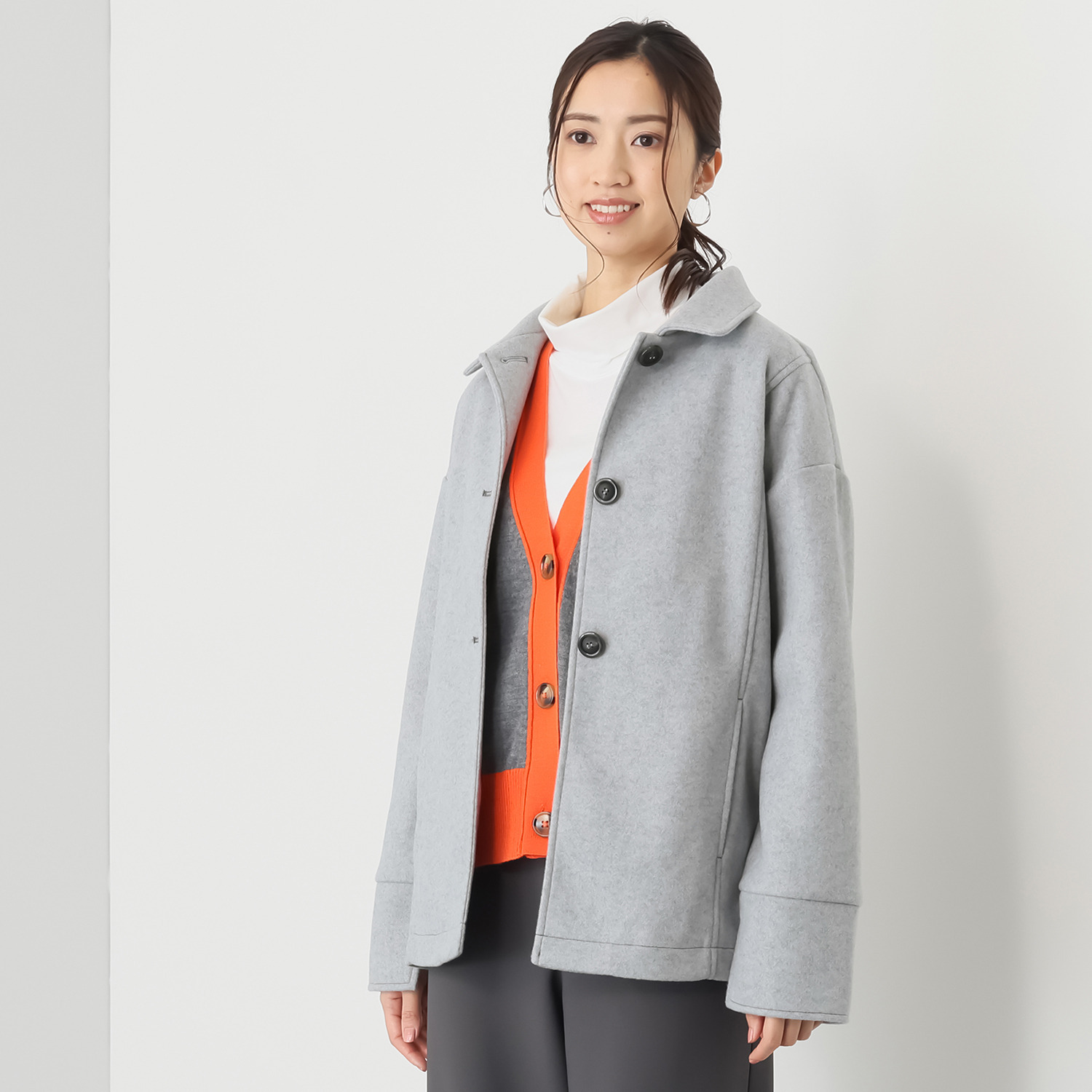 Ｋｕｎｎｙ． ステンカラー ショートコート