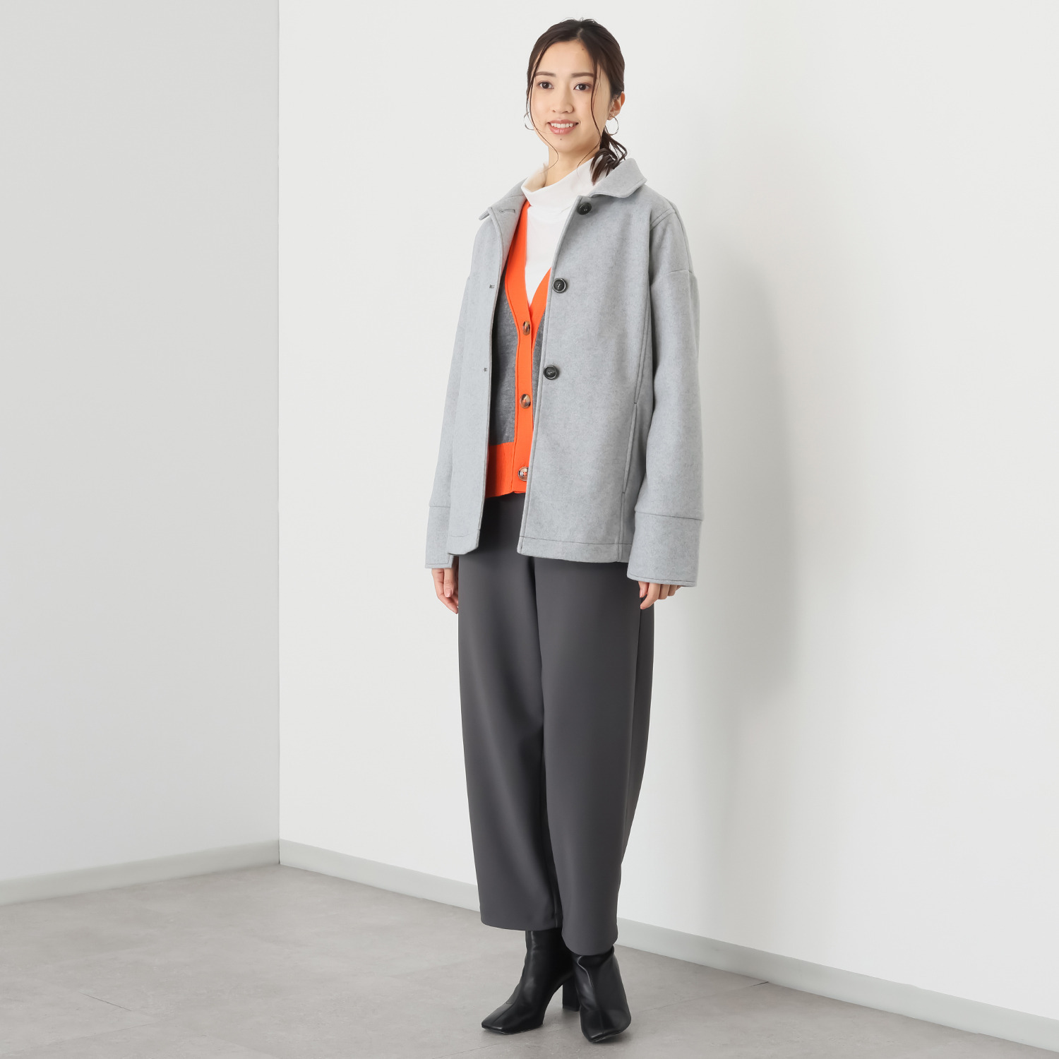 Ｋｕｎｎｙ． ステンカラー ショートコート