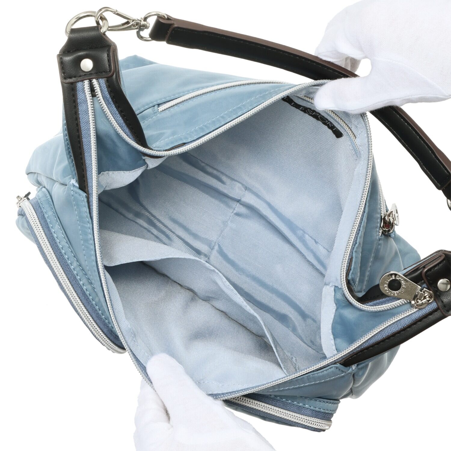 ＥＬＬＥ　ＳＰＯＲＴ 軽量　はっ水 ヒートエンボスナイロン ２ウェイショルダーバッグ