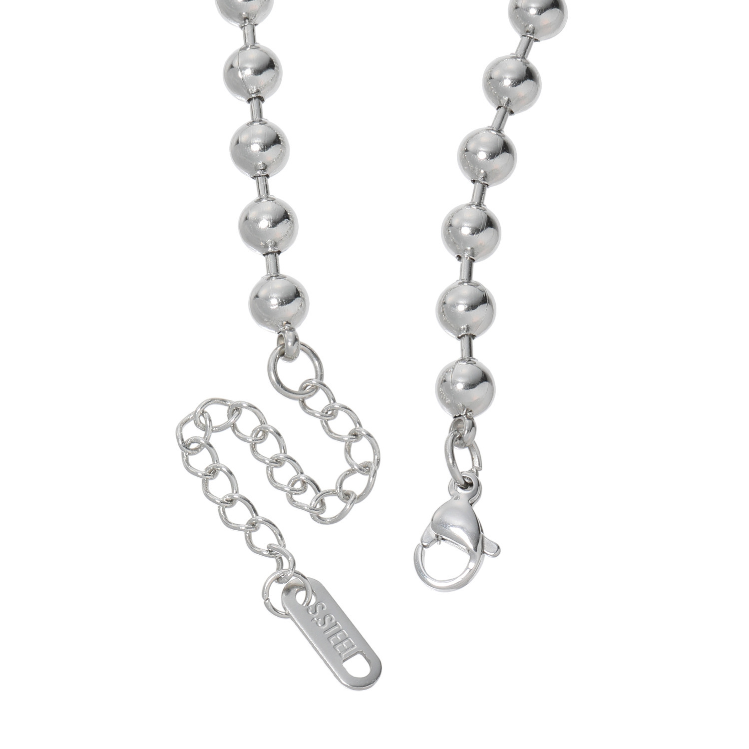 ステロ ステンレス ボールチェーン ネックレス