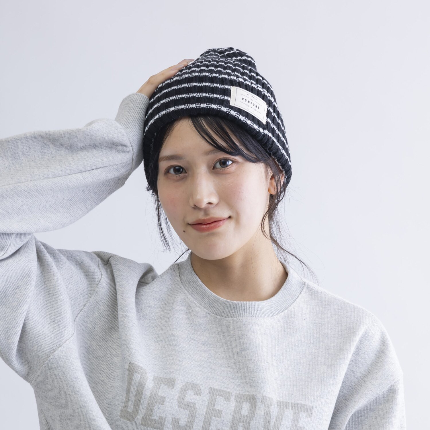 かわいい雑貨屋さん グロリア リブニット帽