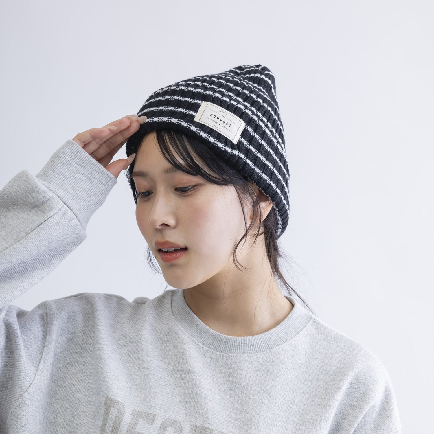 かわいい雑貨屋さん グロリア リブニット帽