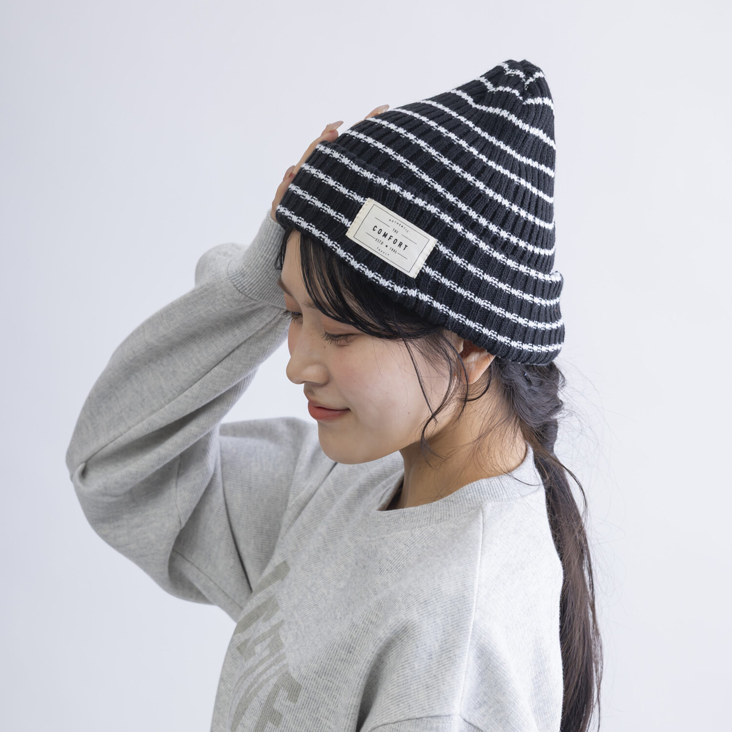 かわいい雑貨屋さん グロリア リブニット帽