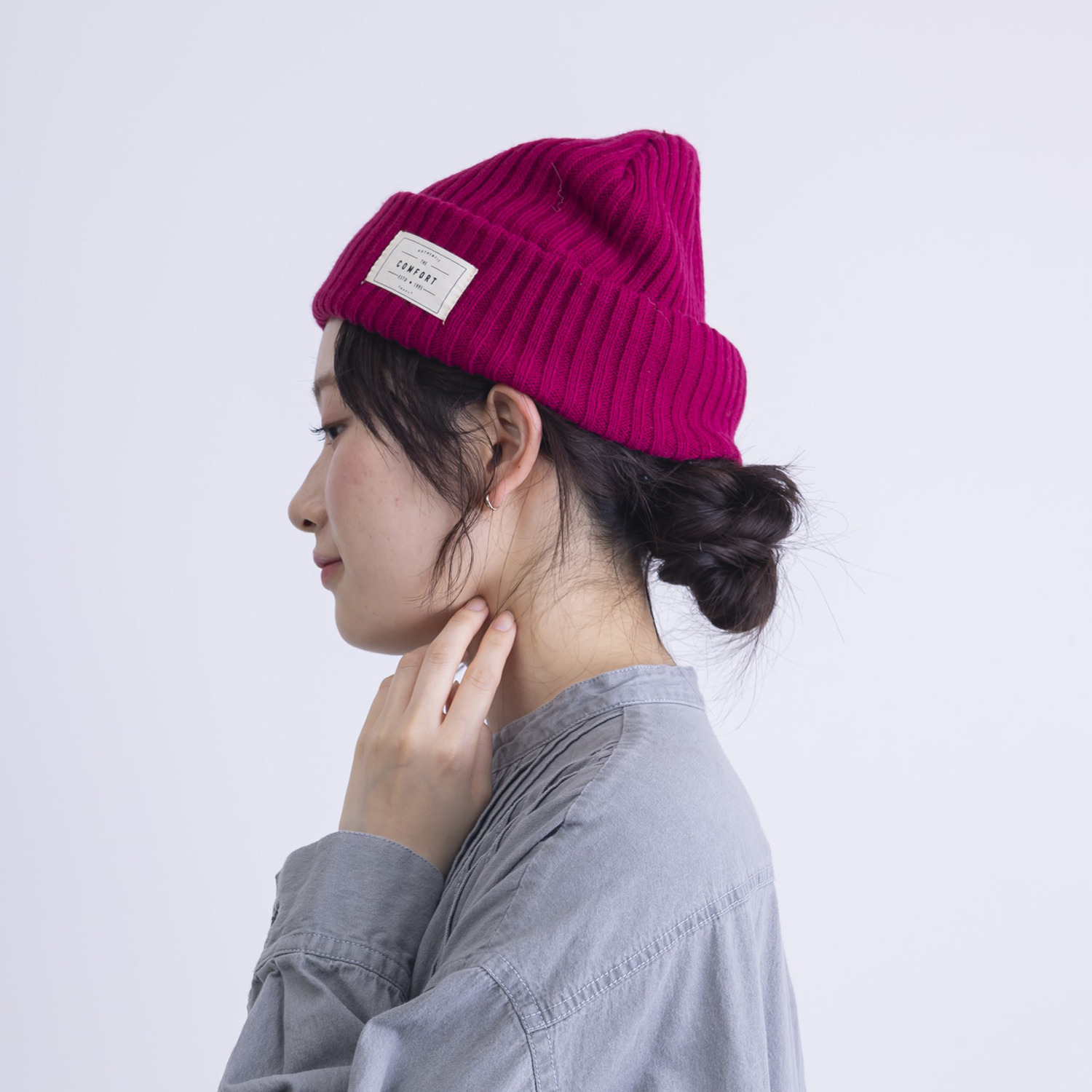 かわいい雑貨屋さん グロリア リブニット帽