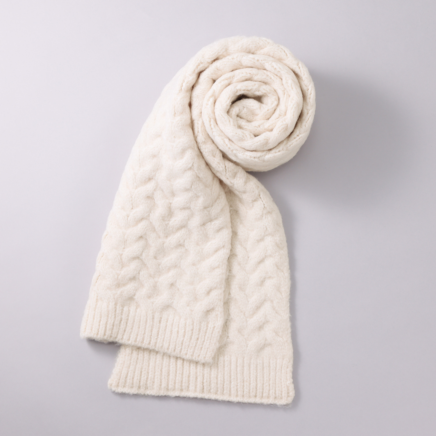 かわいい雑貨屋さん グロリア ジグザグ編み ニットマフラー