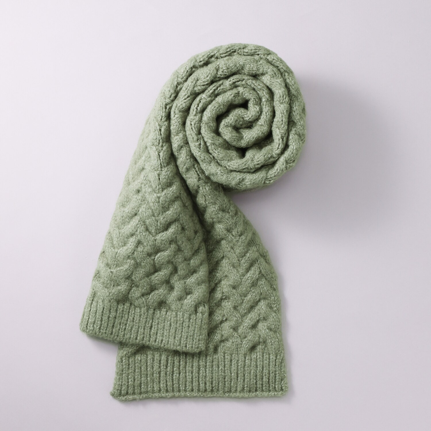 かわいい雑貨屋さん グロリア ジグザグ編み ニットマフラー