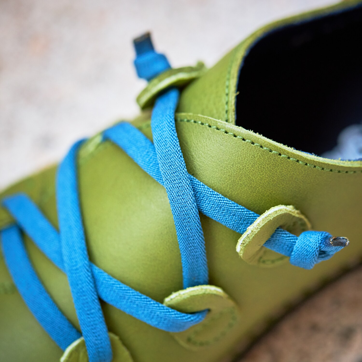 ジャングラ ＜スペイン製＞ 着脱簡単 牛革レースアップシューズ