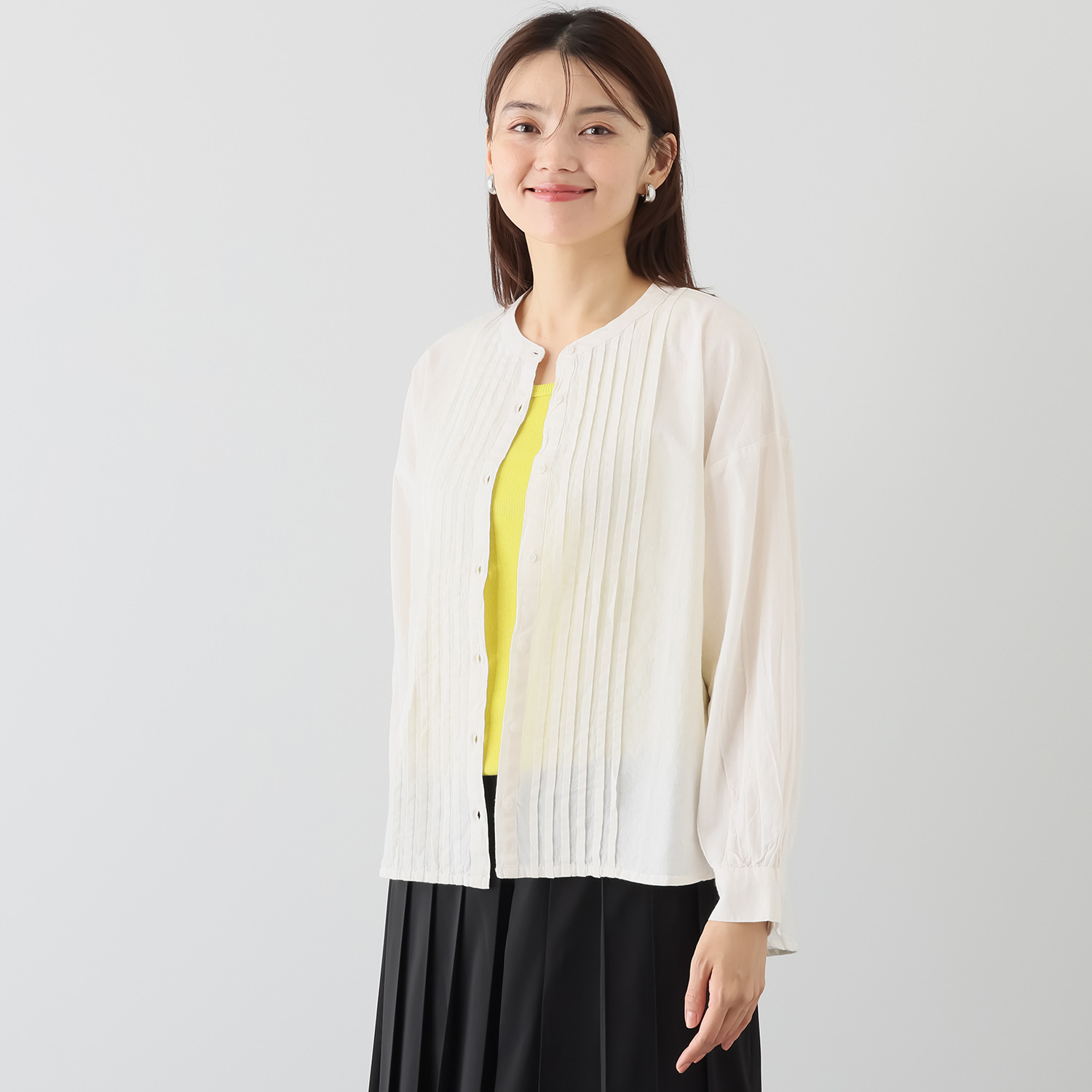 エムエムオー フロントタック ブラウス