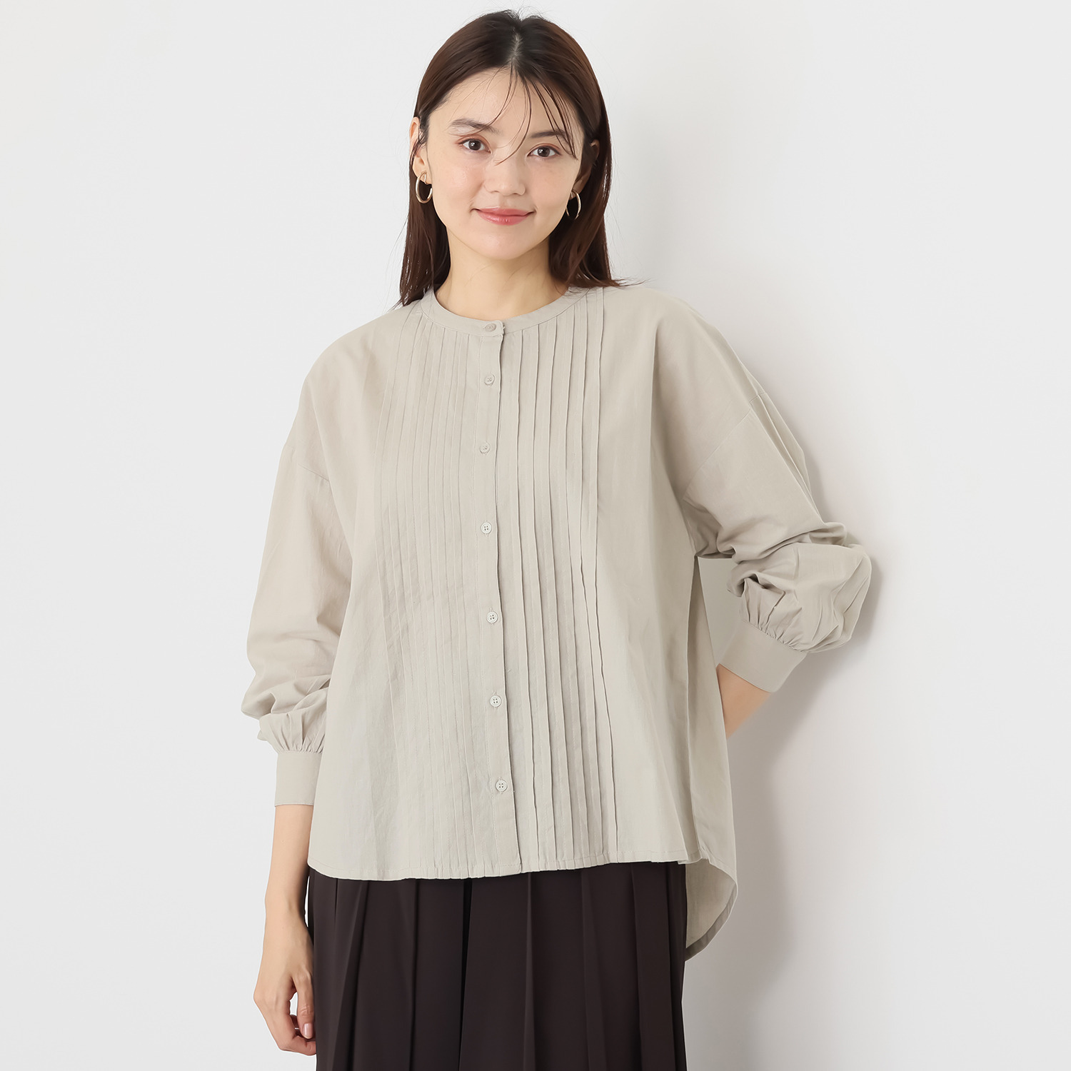 エムエムオー フロントタック ブラウス