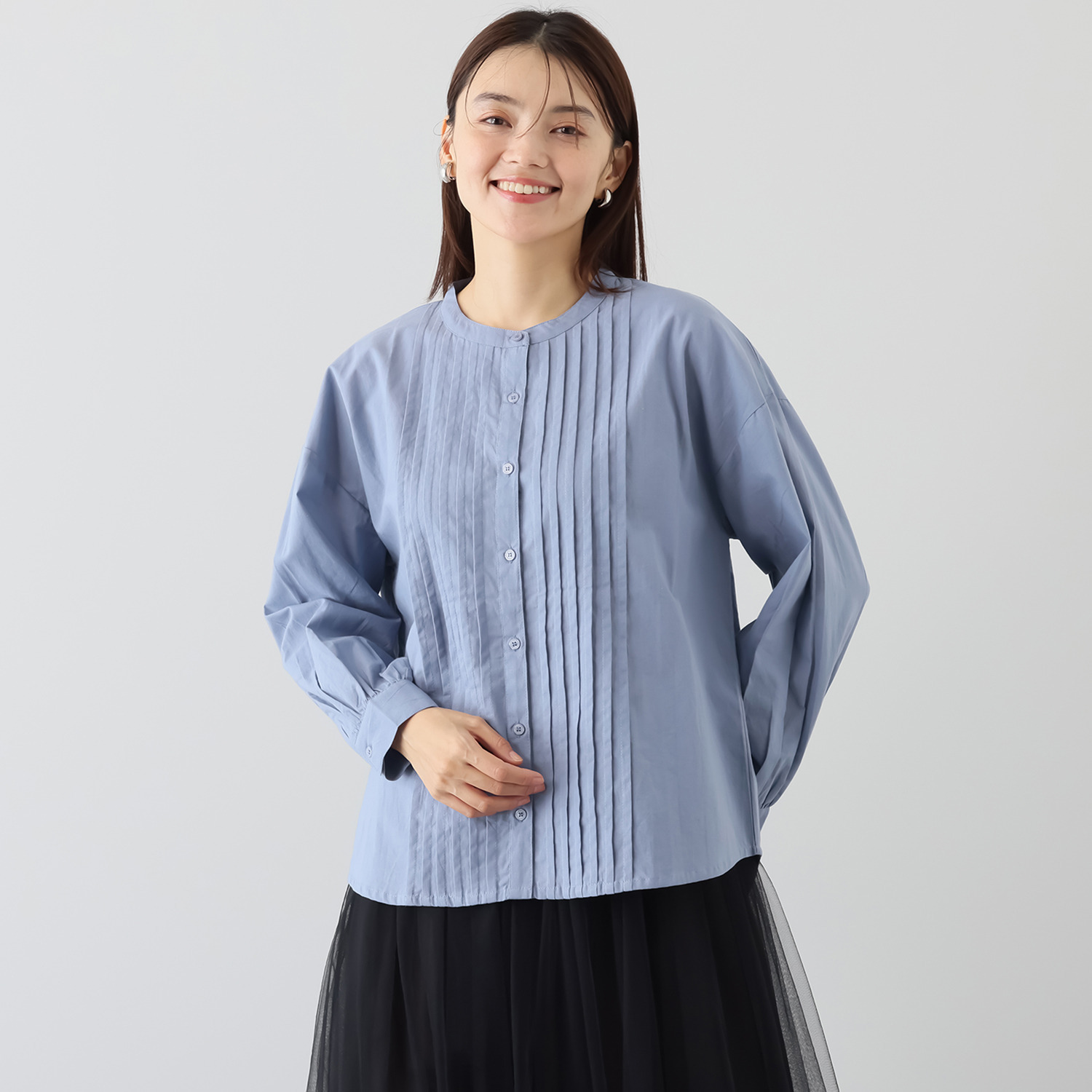 エムエムオー フロントタック ブラウス