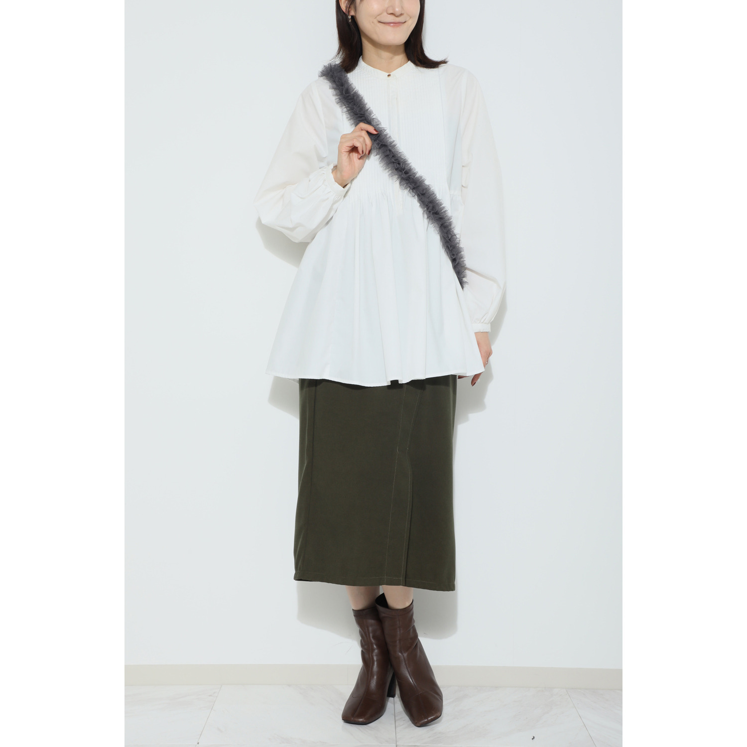 エイディア チュールレース ストラップ