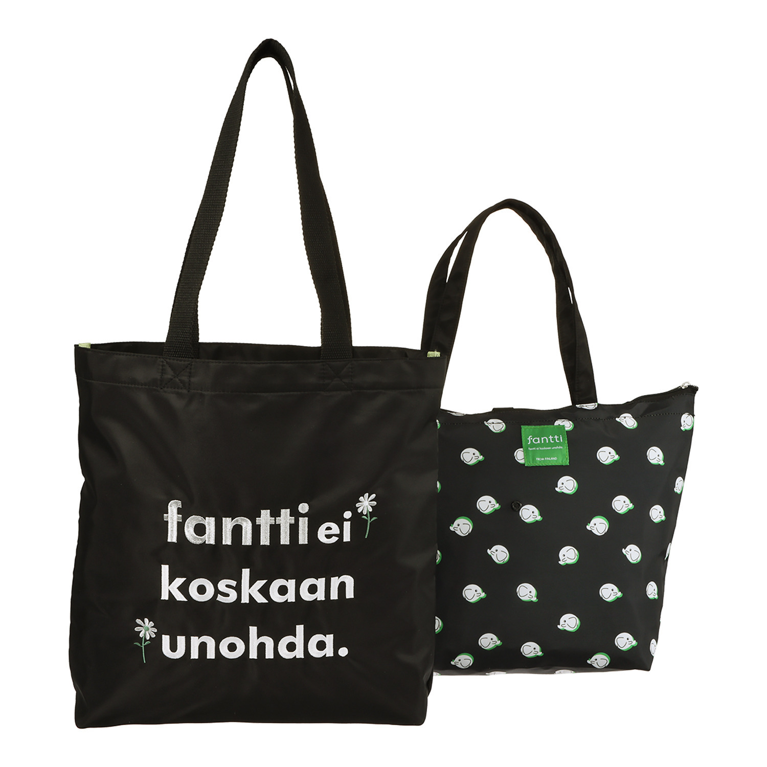 ファンティ 保冷エコバッグ付き ６ポケットで多収納 トートバッグ