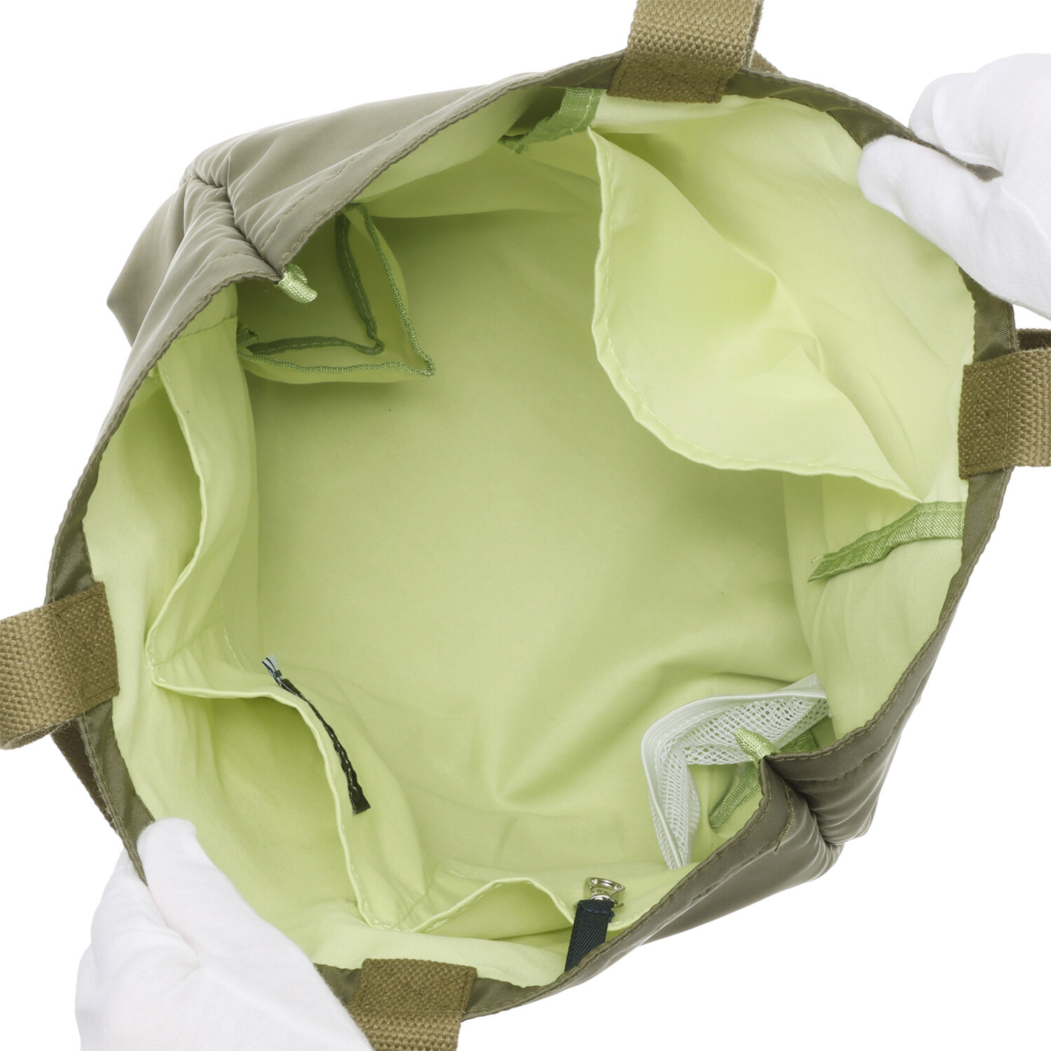 ファンティ 保冷エコバッグ付き ６ポケットで多収納 トートバッグ