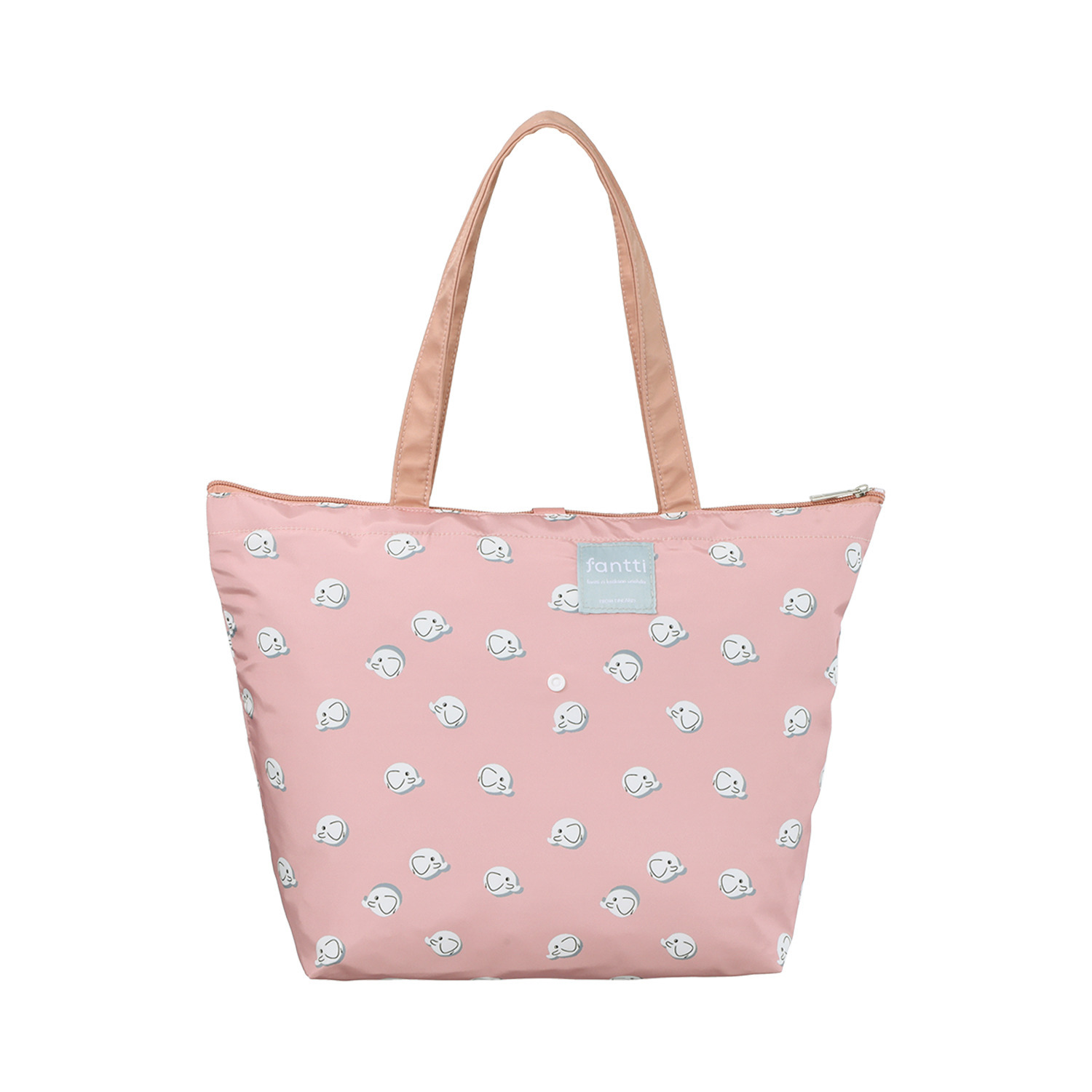 ファンティ 保冷エコバッグ付き ６ポケットで多収納 トートバッグ