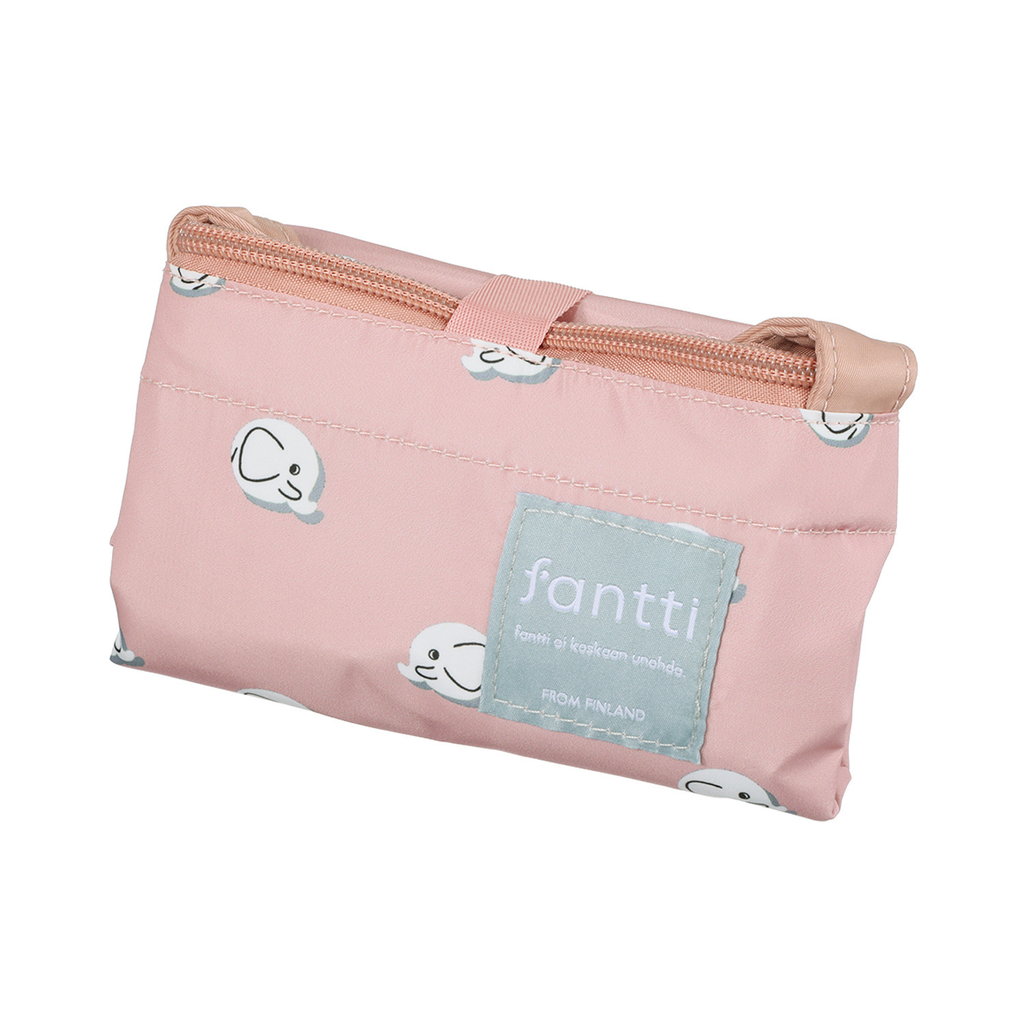 ファンティ 保冷エコバッグ付き ６ポケットで多収納 トートバッグ