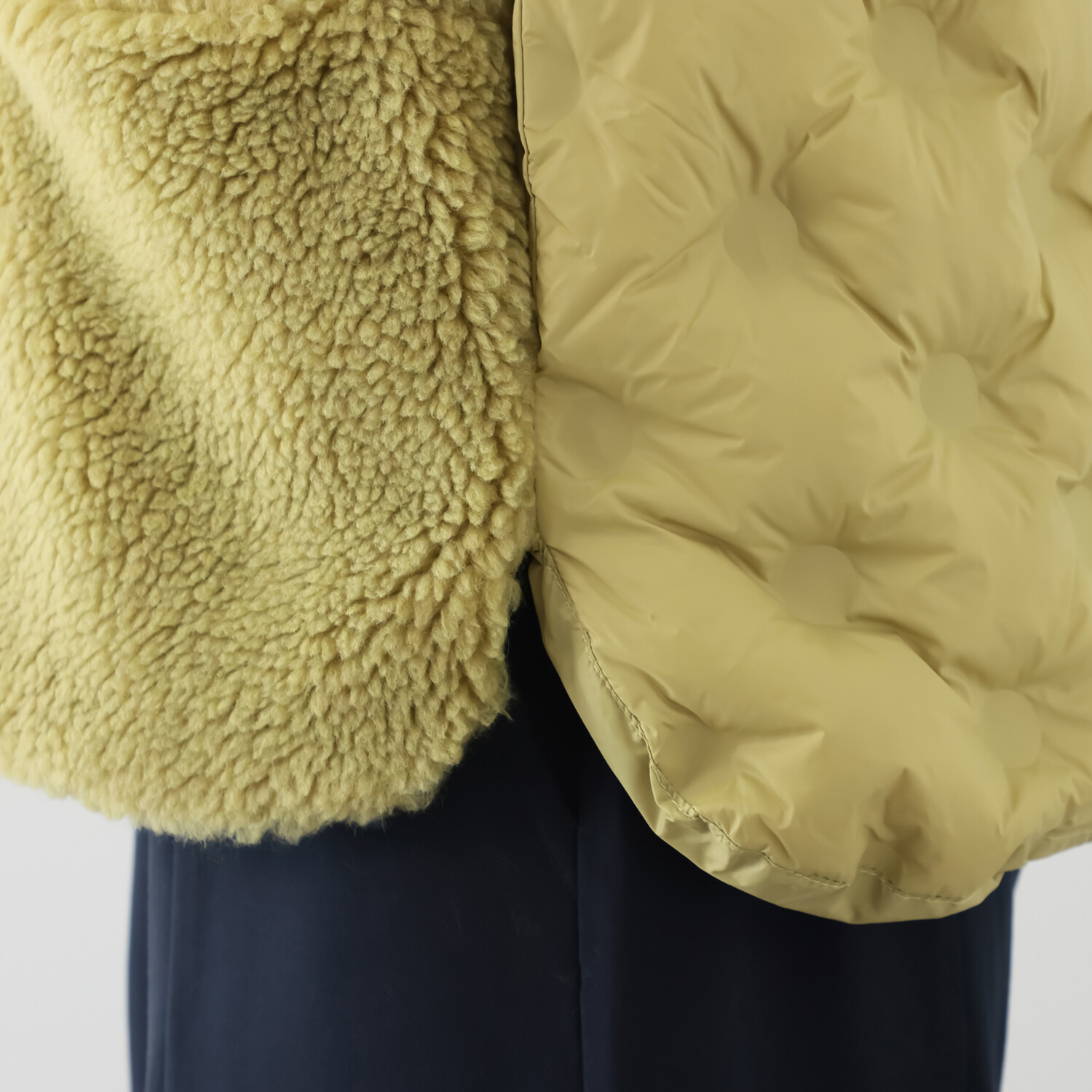 クリン　ヨシキ プードルボア ダウンベスト