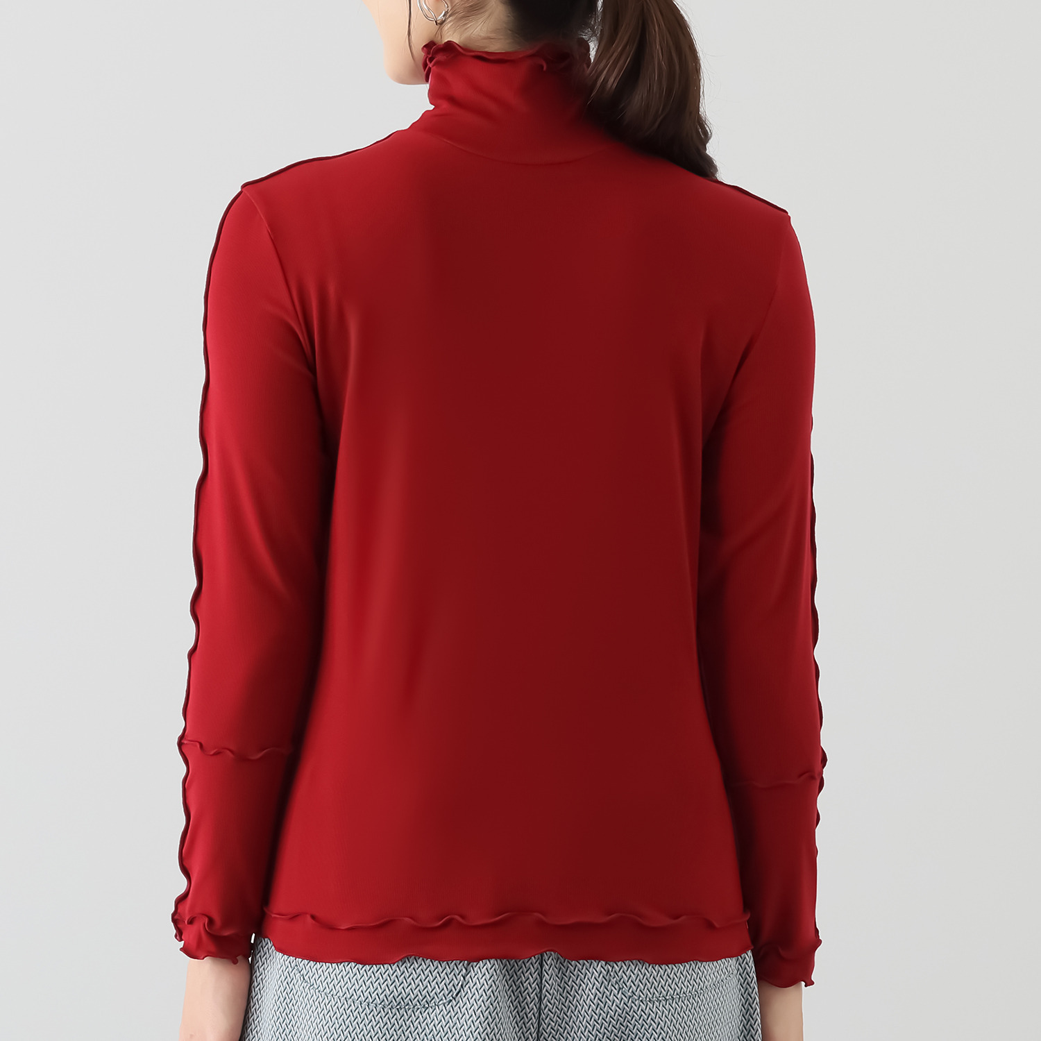 クリン　ヨシキ ベアフライス メロウアクセント バイカラー ２ウェイプルオーバー