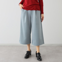 クリン ヨシキ ジャガード ガウチョパンツ