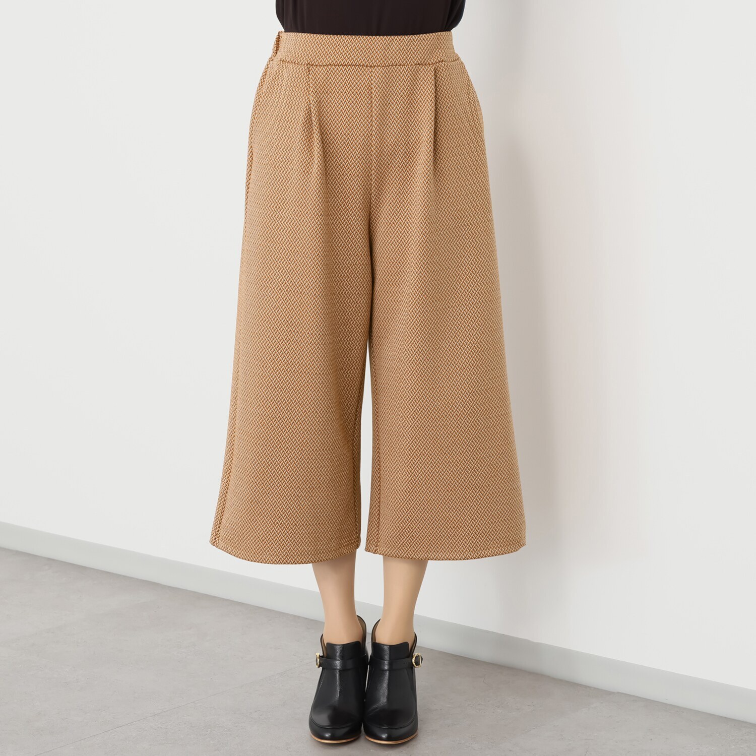 クリン　ヨシキ ジャガード ガウチョパンツ