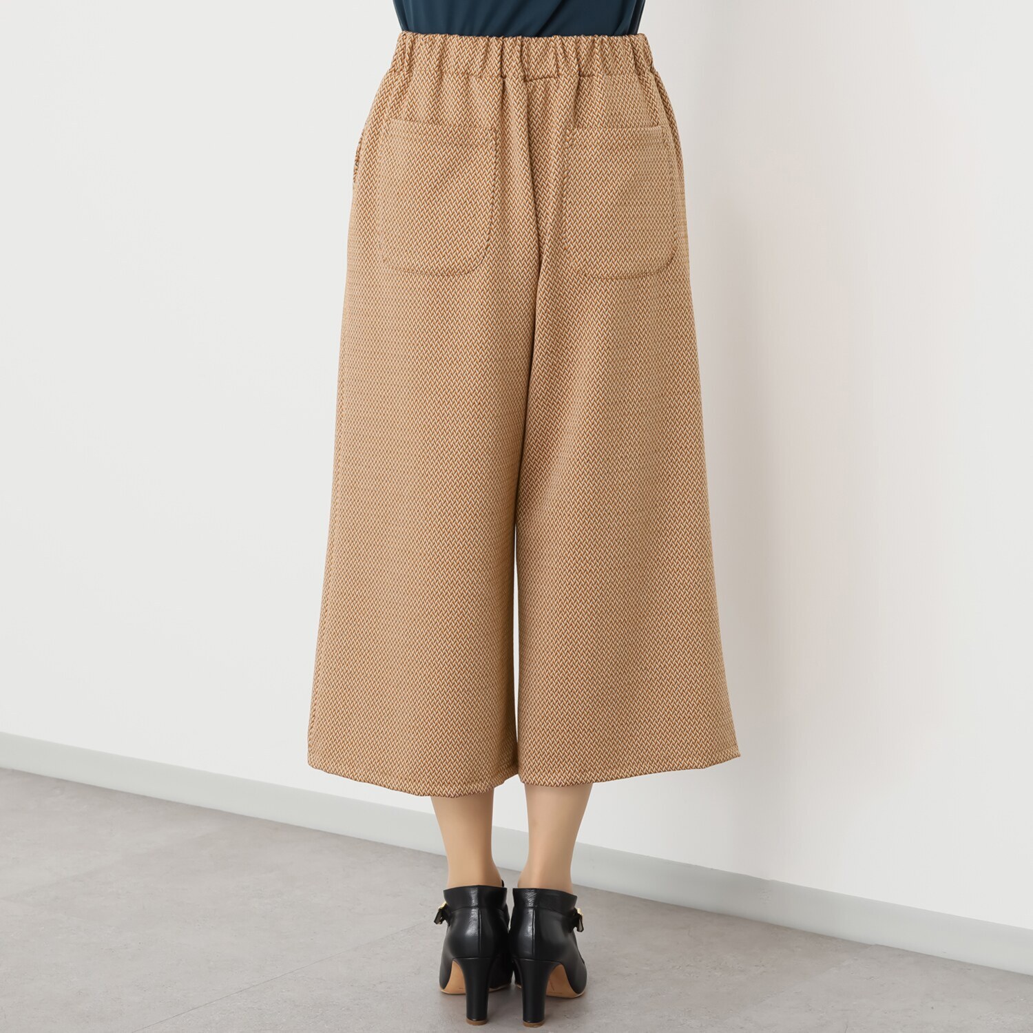 クリン　ヨシキ ジャガード ガウチョパンツ