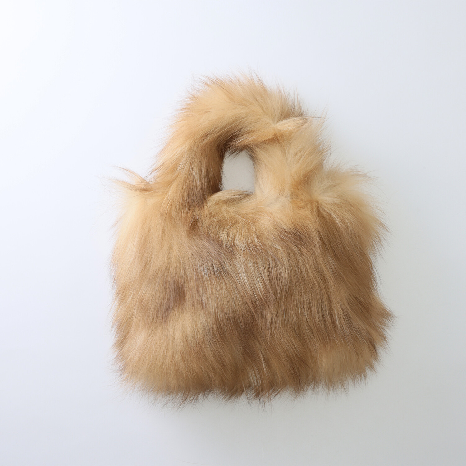 日本製 シルバーフォックス フルスキン バッグ