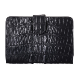 リアマッサ クロコダイル ホーンバック 二つ折りコンパクト財布