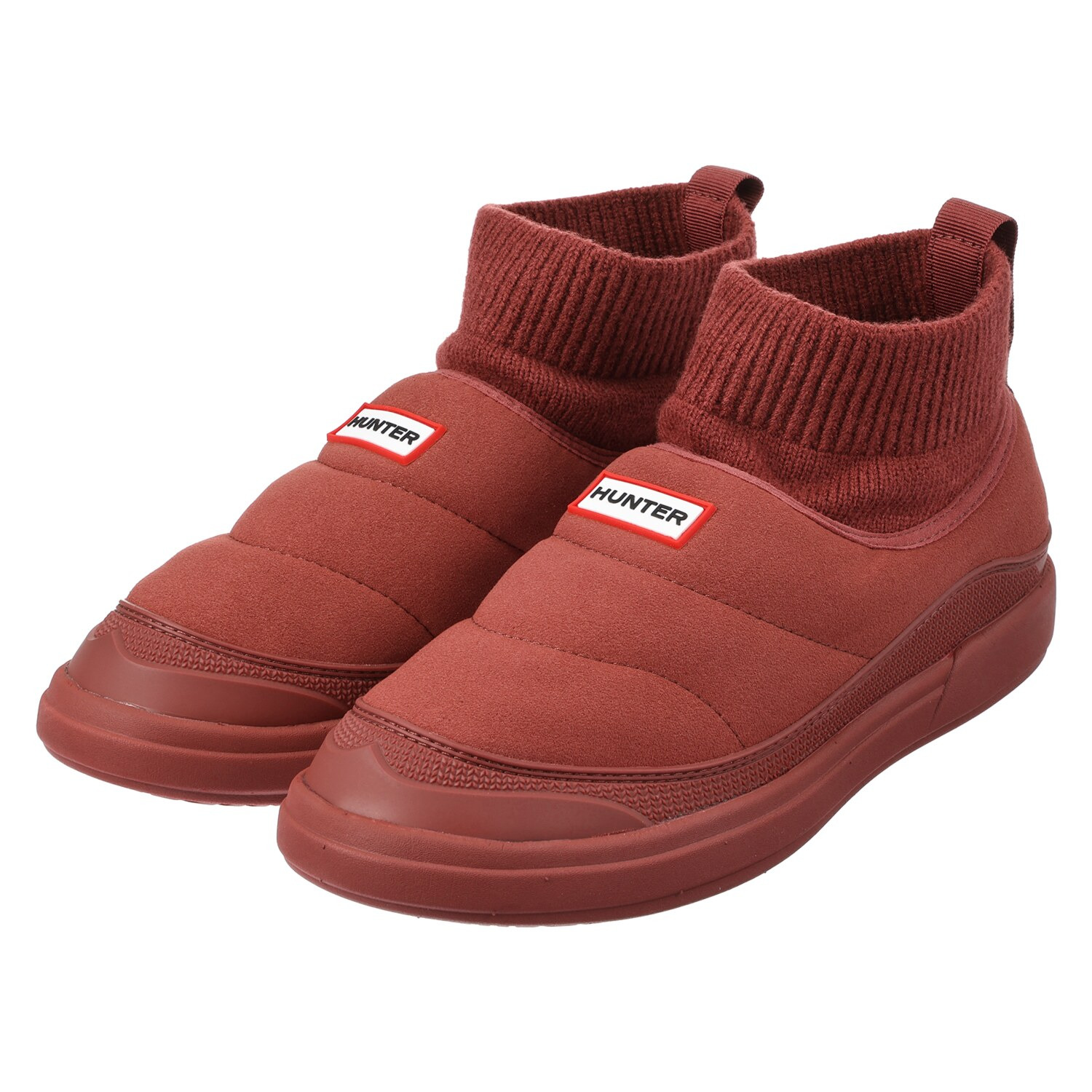 ハンター インアウト スエード調カフブーツ