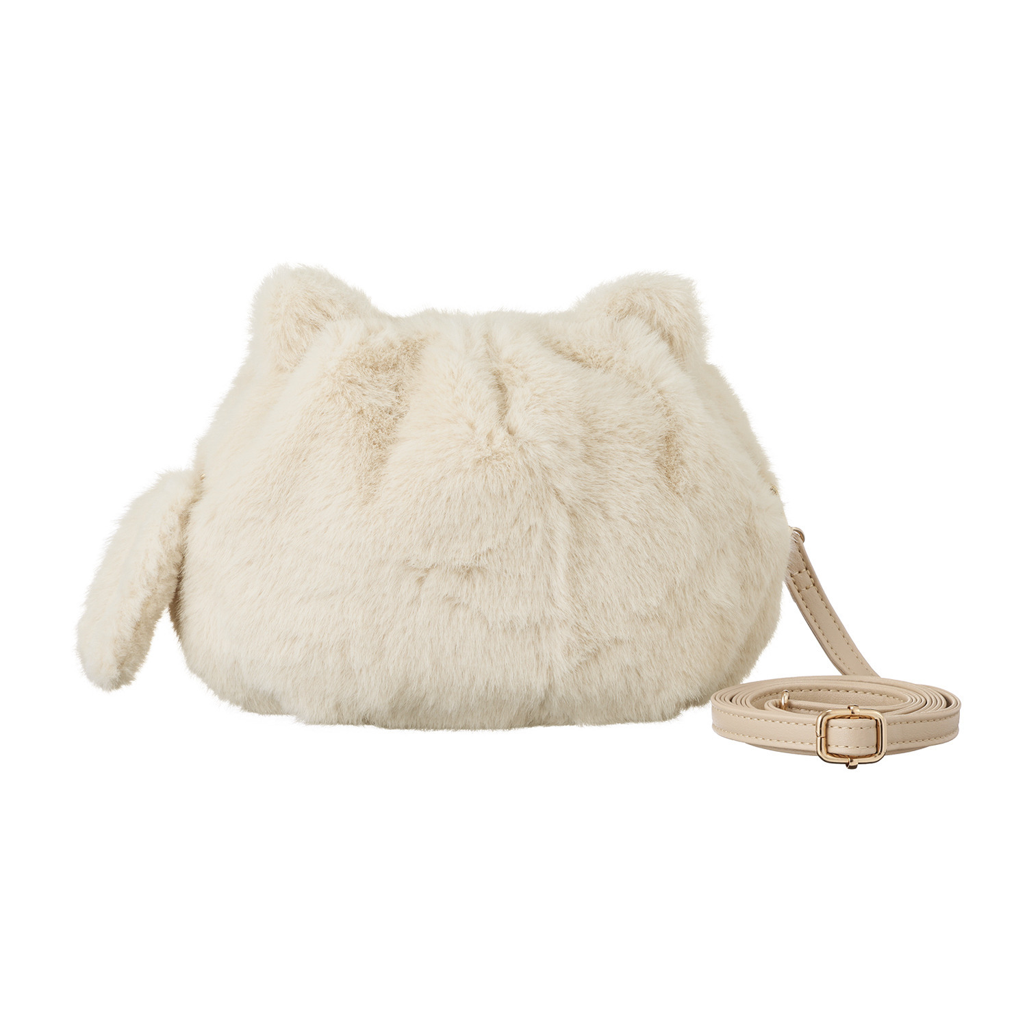 ラルジュ ふわふわ ねこちゃんポシェット