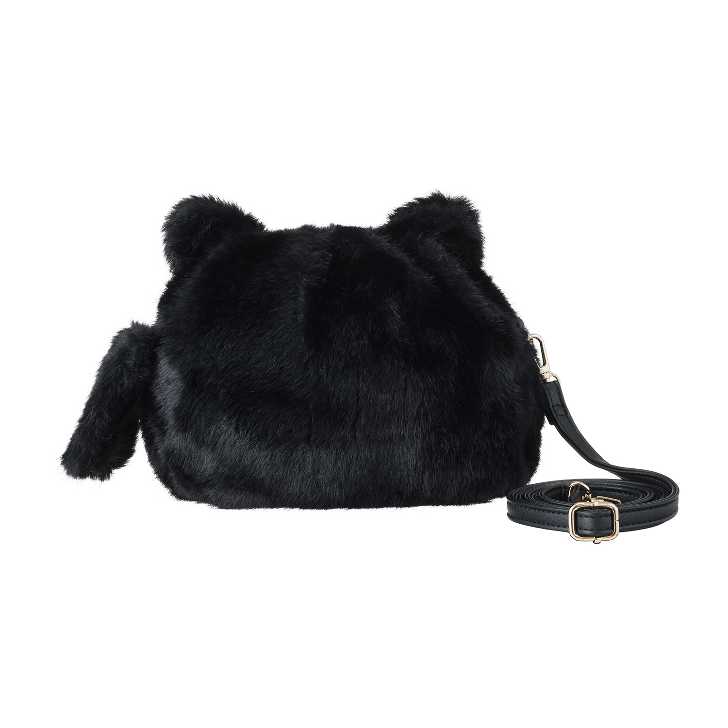 ラルジュ ふわふわ ねこちゃんポシェット