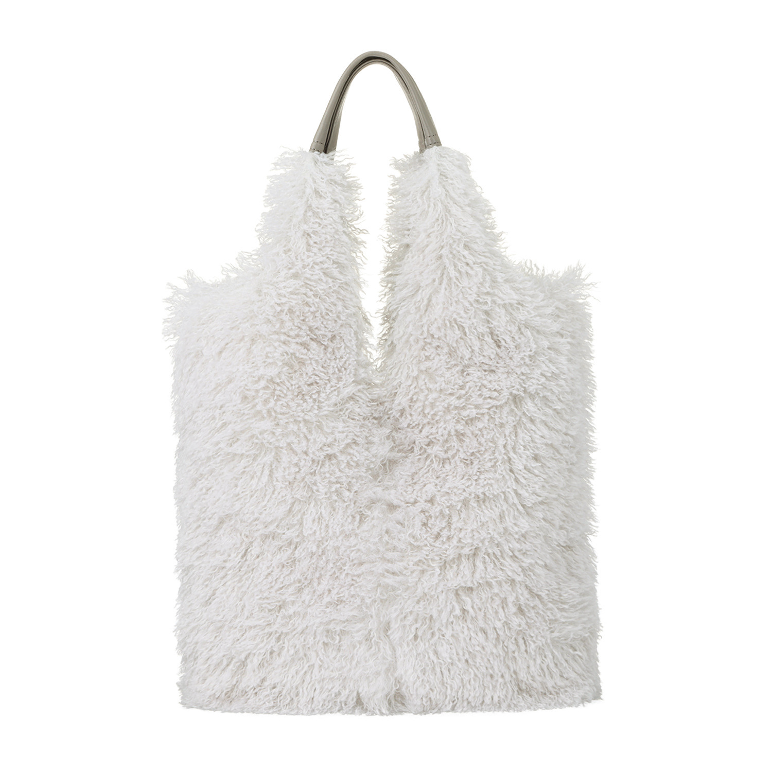 ラルジュ 軽量もけもけ ボリュームトートバッグ