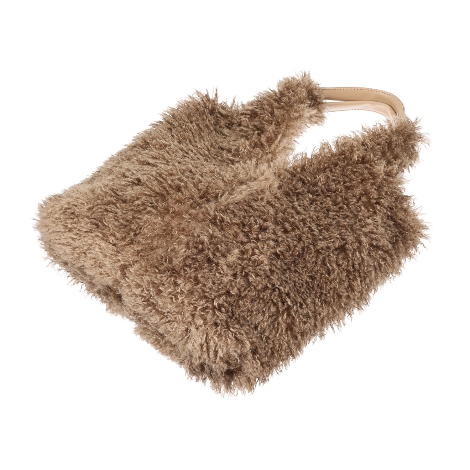 ラルジュ 軽量もけもけ ボリュームトートバッグ