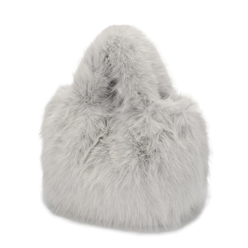 ラルジュ ボリューム フェイクファー トートバッグ