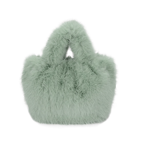 ラルジュ ボリューム フェイクファー トートバッグ