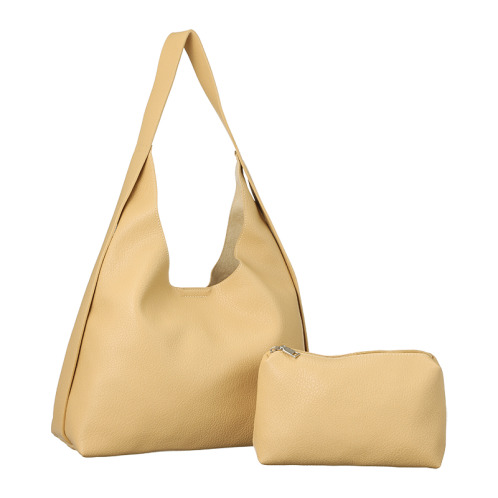 ラルジュ インナーポーチ付 サンカクトートバッグ