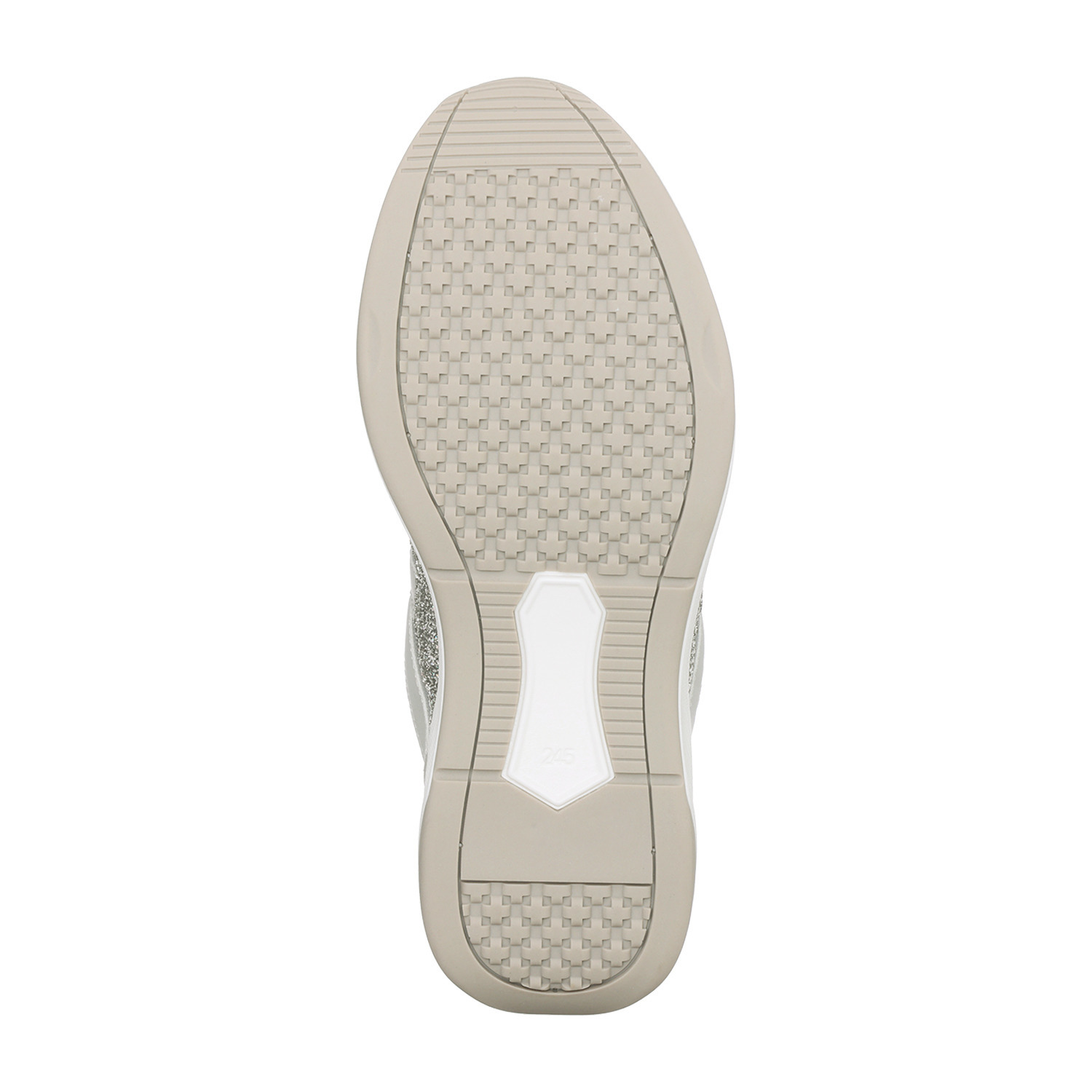 ハッシュドコーデ リボンレースアクセント ヒールアップ ラメスリッポン