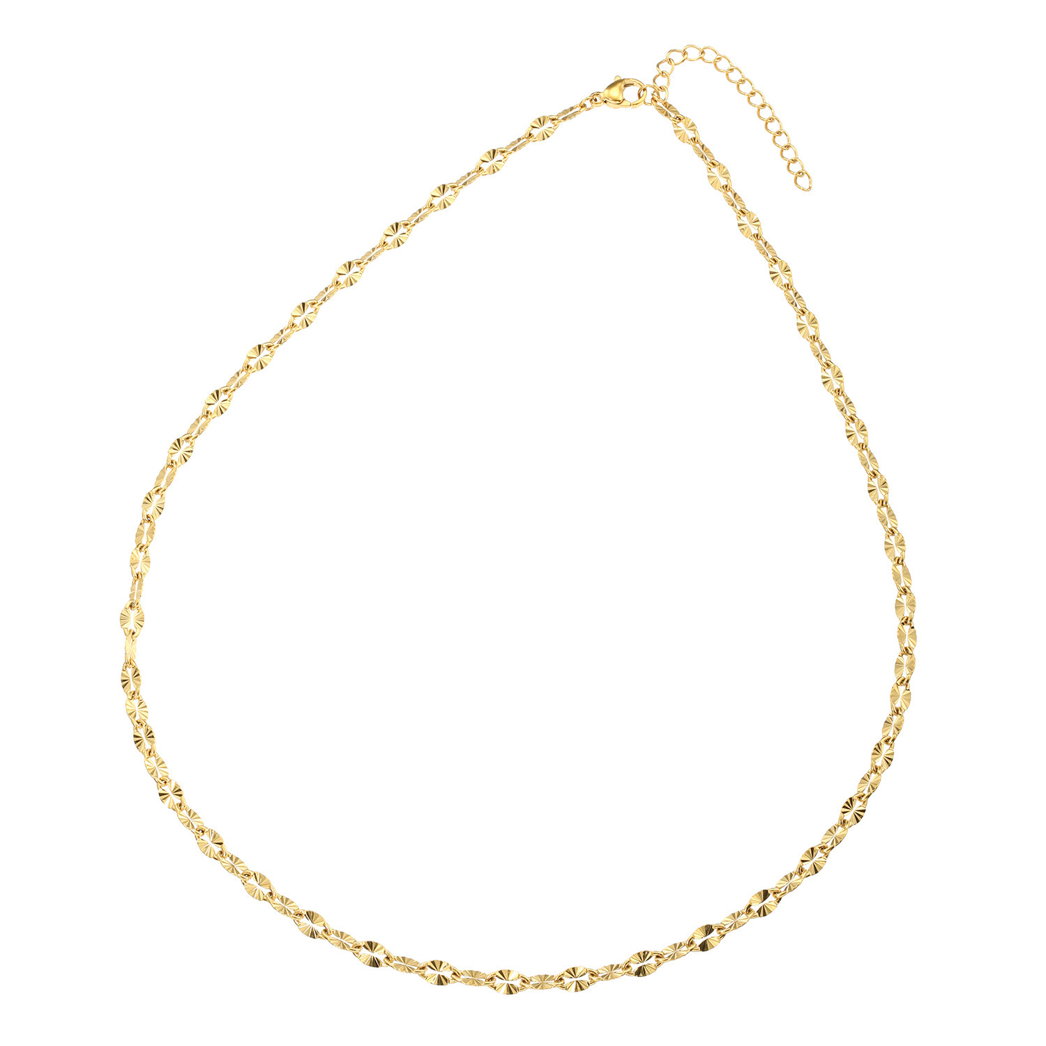 ラフィナリスタ サージカルステンレス 煌めきＭＡＸ ペタルチェーン ネックレス