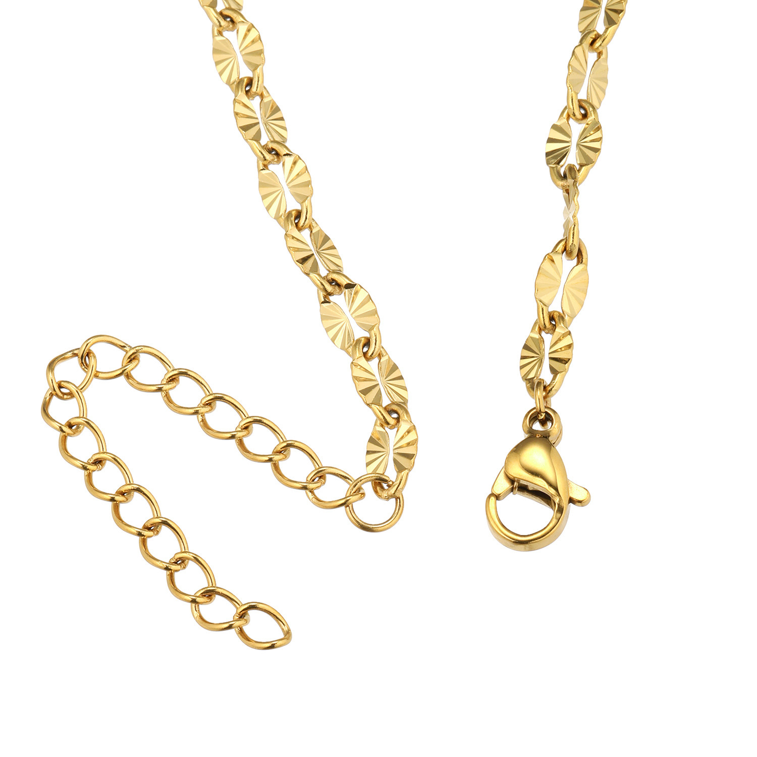 ラフィナリスタ サージカルステンレス 煌めきＭＡＸ ペタルチェーン ネックレス