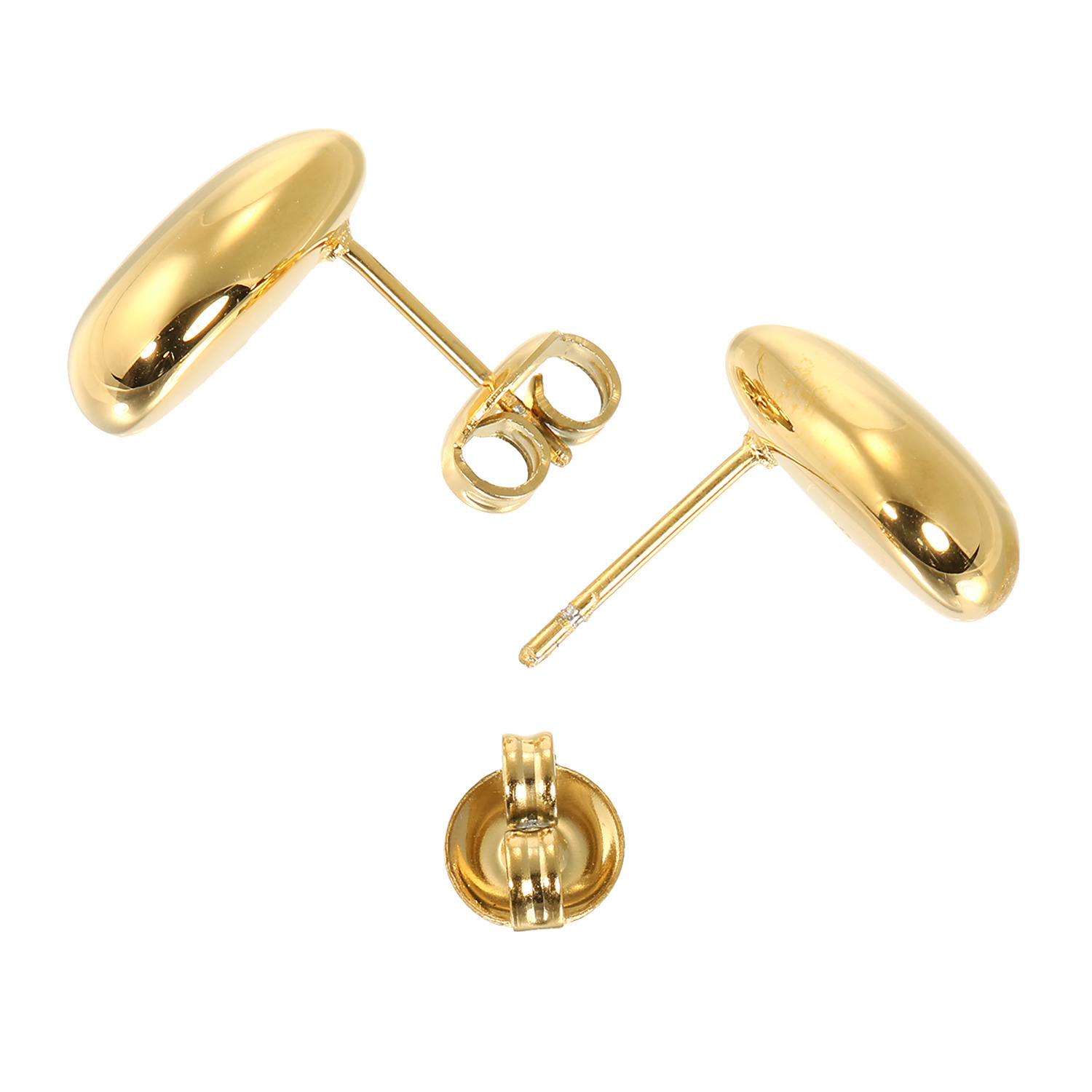 ラフィナリスタ サージカルステンレス ニュアンスカーブ ふっくらドロップ イヤリング／ピアス